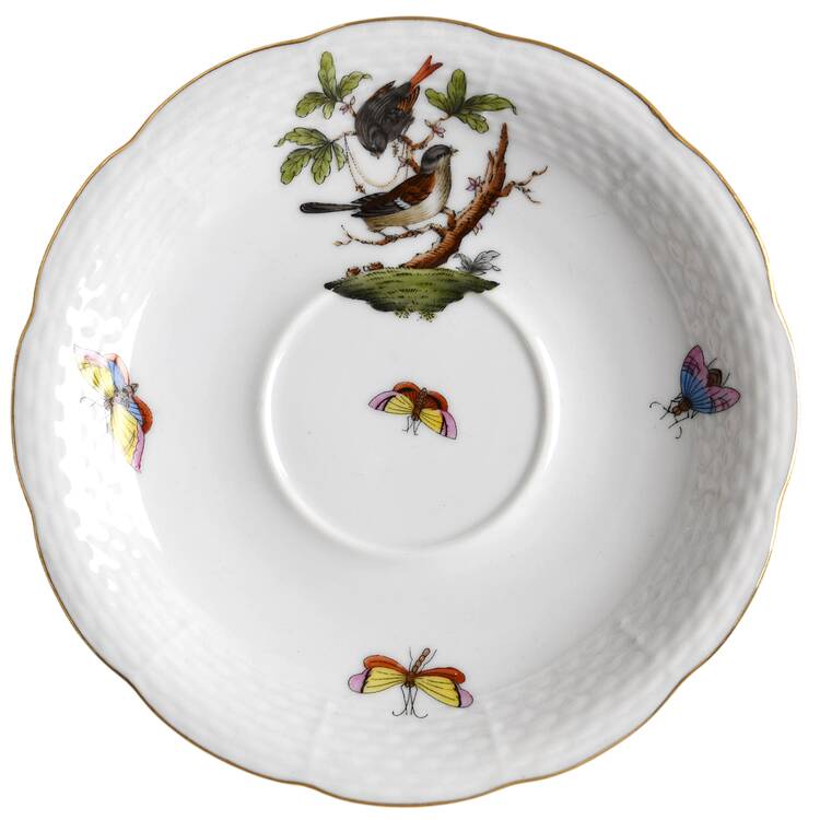 Rothschild Bird (RO) Saucer for Footed Cup
