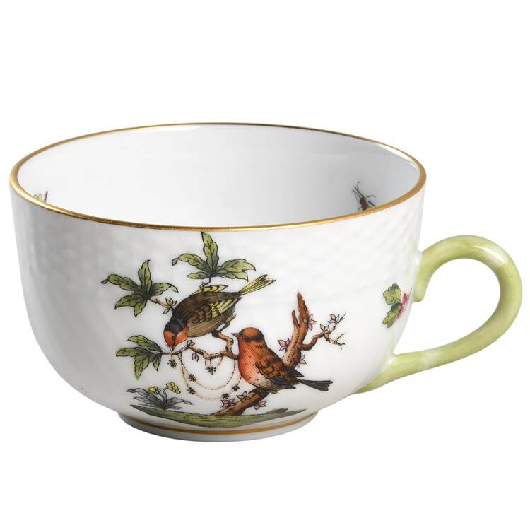 Rothschild Bird (RO) Flat Cup by Herend