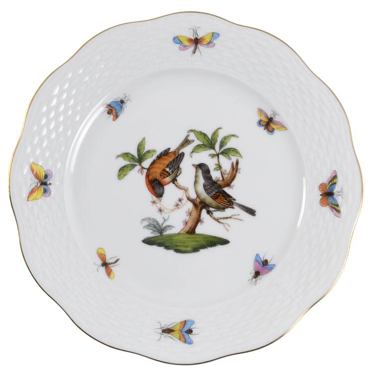 Rothschild Bird (RO) Salad Plate by Herend