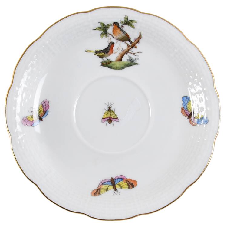 Rothschild Bird (RO) Saucer for Footed Cup