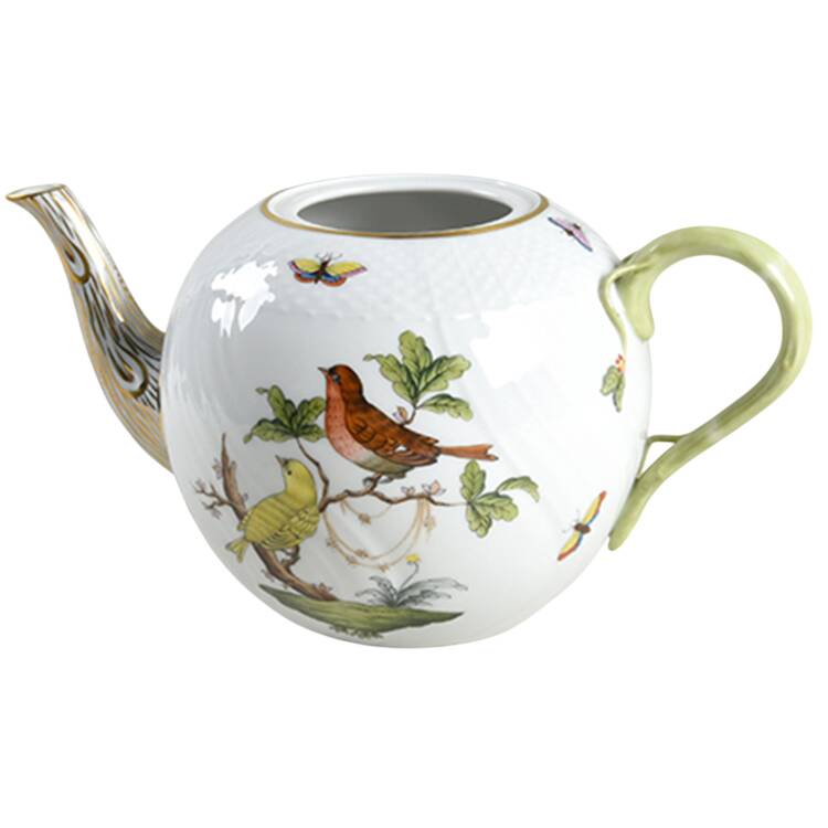 Rothschild Bird (RO) Teapot-No Lid
