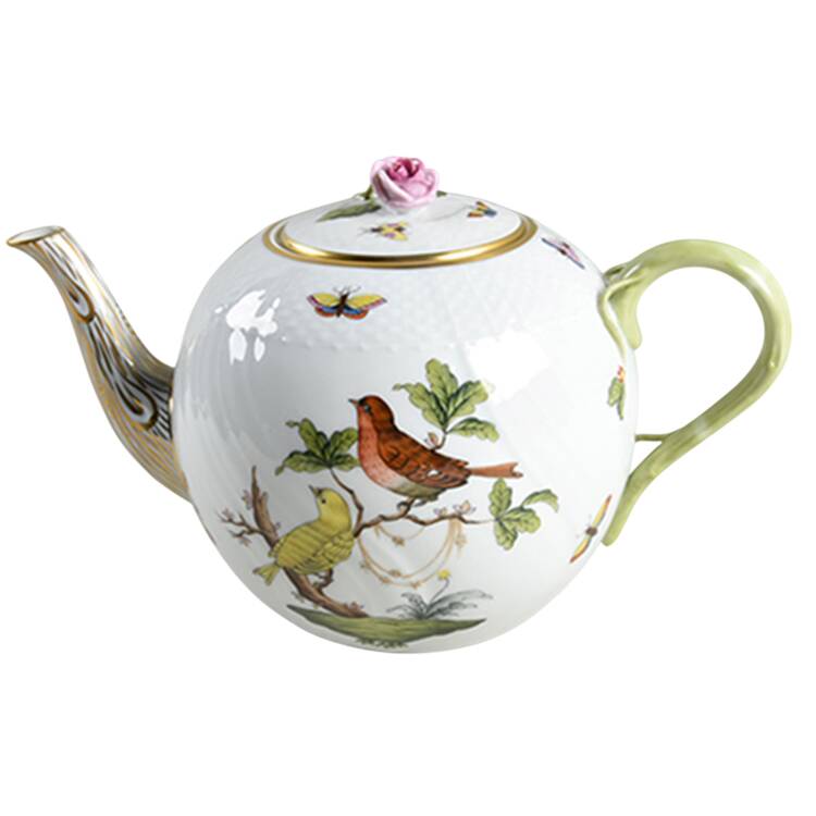 Rothschild Bird (RO) Teapot & Lid by Herend