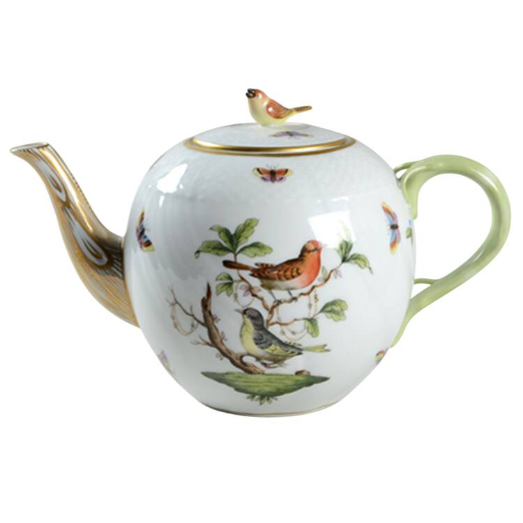 Rothschild Bird (RO) Teapot & Lid