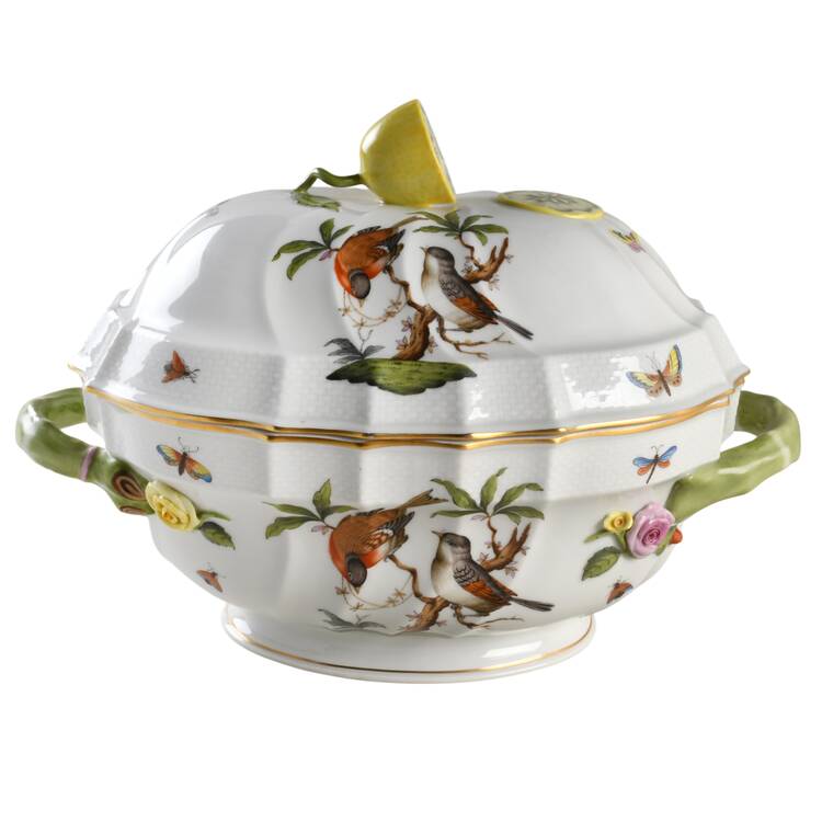 Rothschild Bird (RO) Oval Tureen & Lid