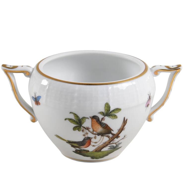 Rothschild Bird (RO) Sugar Bowl No Lid