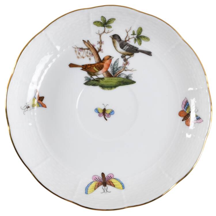 Rothschild Bird (RO) Saucer for Footed Cup
