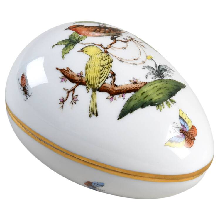 Rothschild Bird (RO) 4" Egg Box & Lid