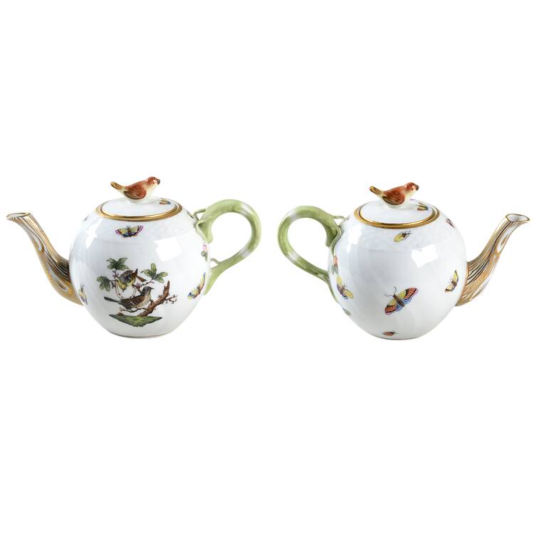 Rothschild Bird (RO) Individual Teapot & Lid