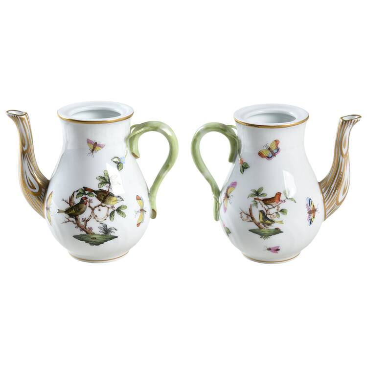 Rothschild Bird (RO) Individual Coffee Pot No Lid