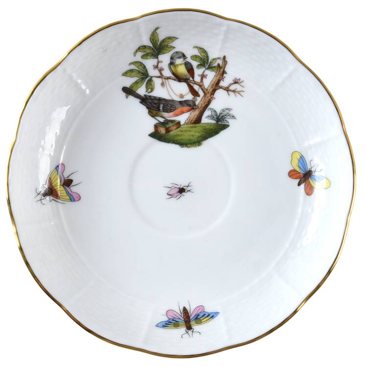Rothschild Bird (RO) Saucer for Footed Cup