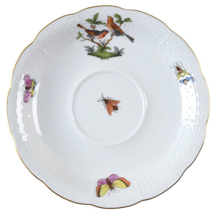 Rothschild Bird (RO) Saucer for Footed Cup