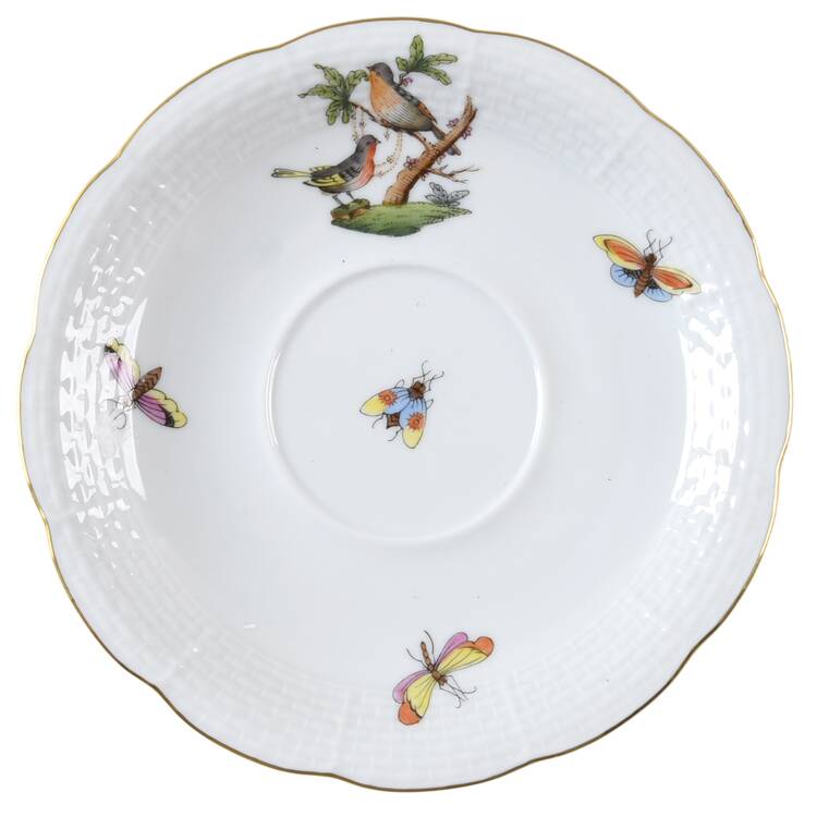 Rothschild Bird (RO) Saucer for Footed Cup