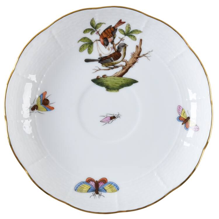 Rothschild Bird (RO) Saucer for Footed Cup