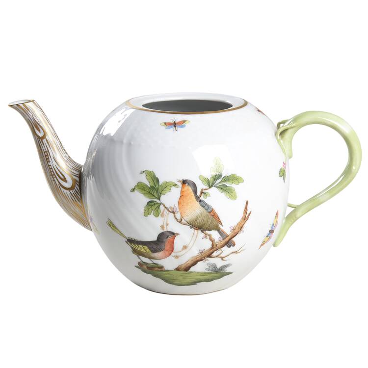 Rothschild Bird (RO) Teapot No Lid