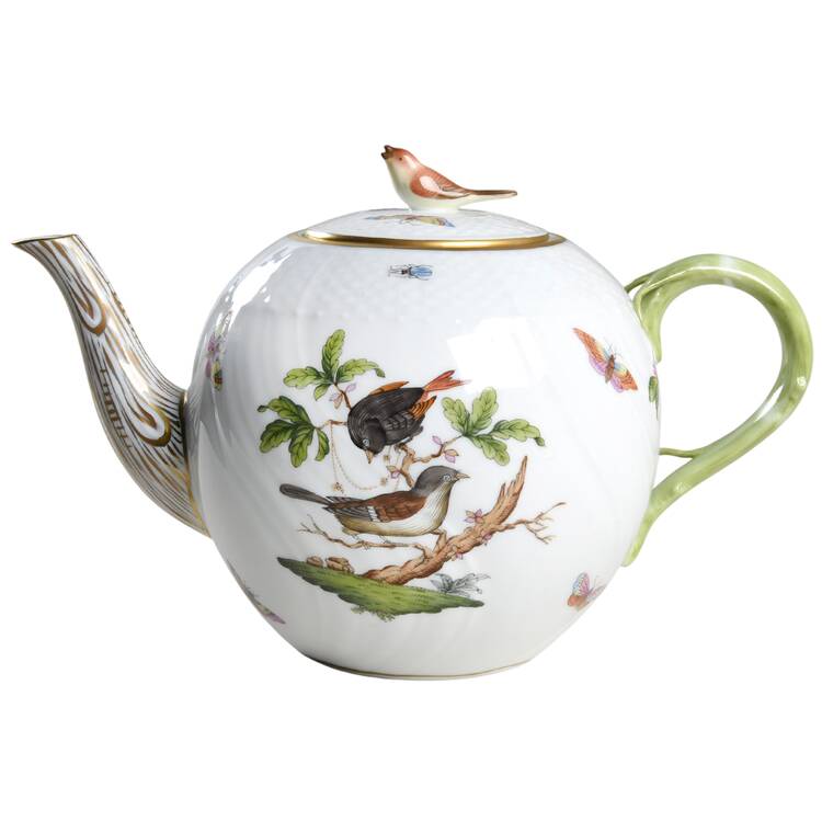 Rothschild Bird (RO) Teapot & Lid