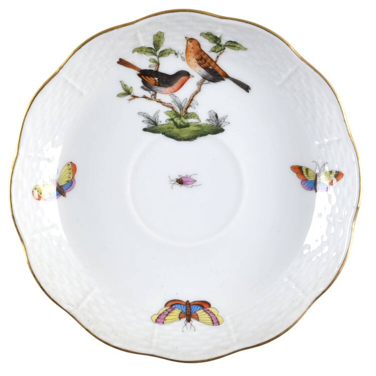 Rothschild Bird (RO) Saucer for Flat Cup
