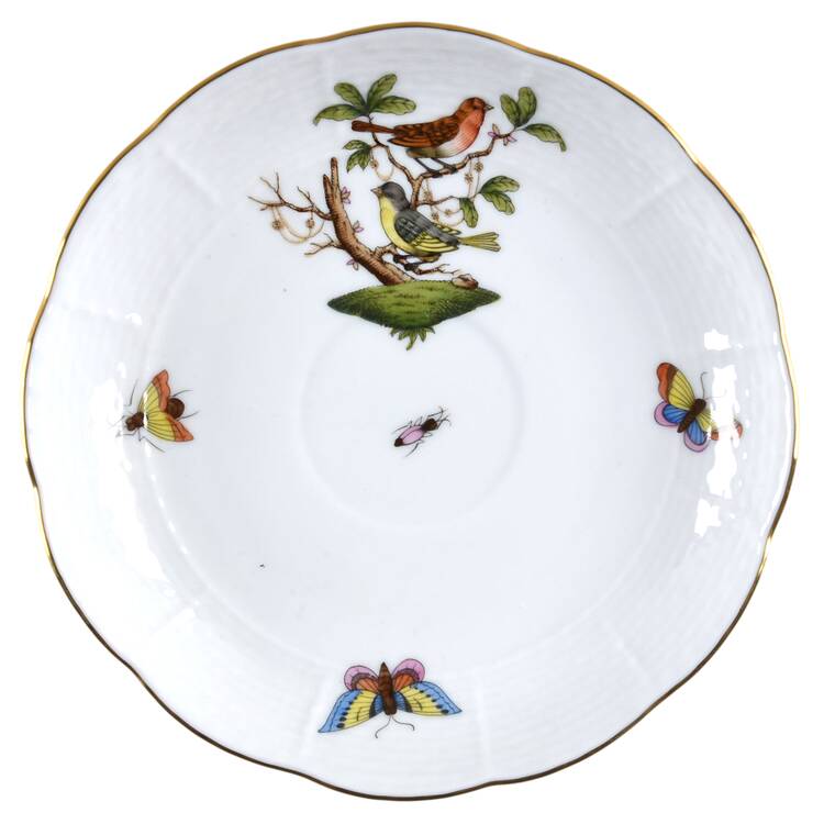 Rothschild Bird (RO) Saucer for Footed Cup