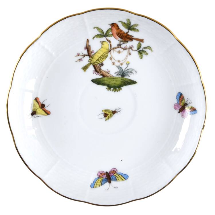 Rothschild Bird (RO) Saucer for Footed Cup