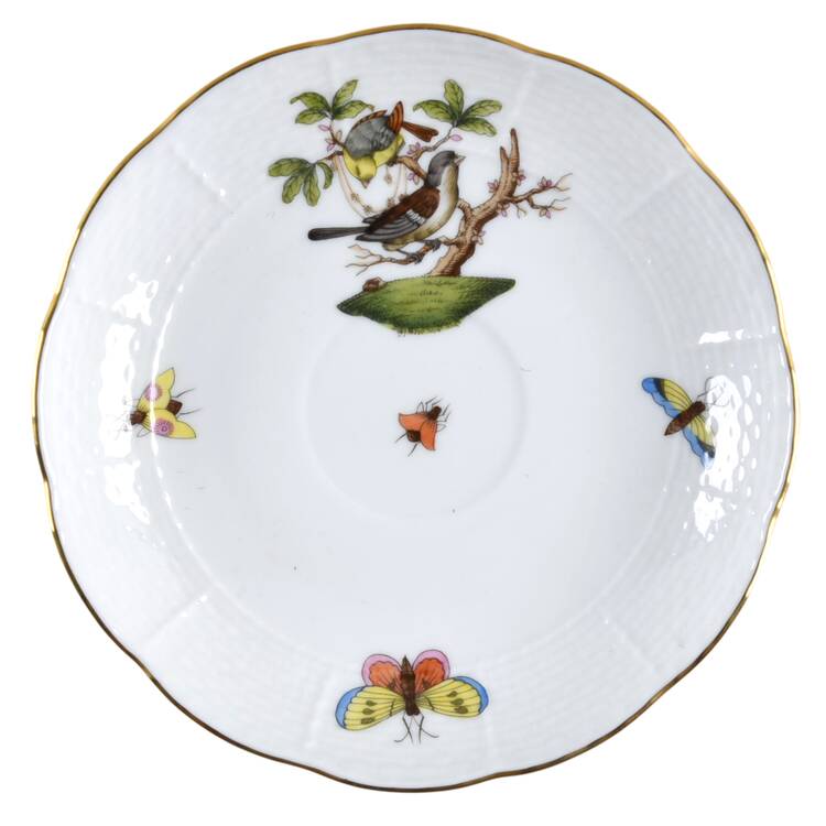 Rothschild Bird (RO) Saucer for Footed Cup