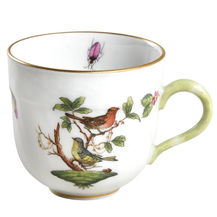 Rothschild Bird (RO) Flat Demitasse Cup