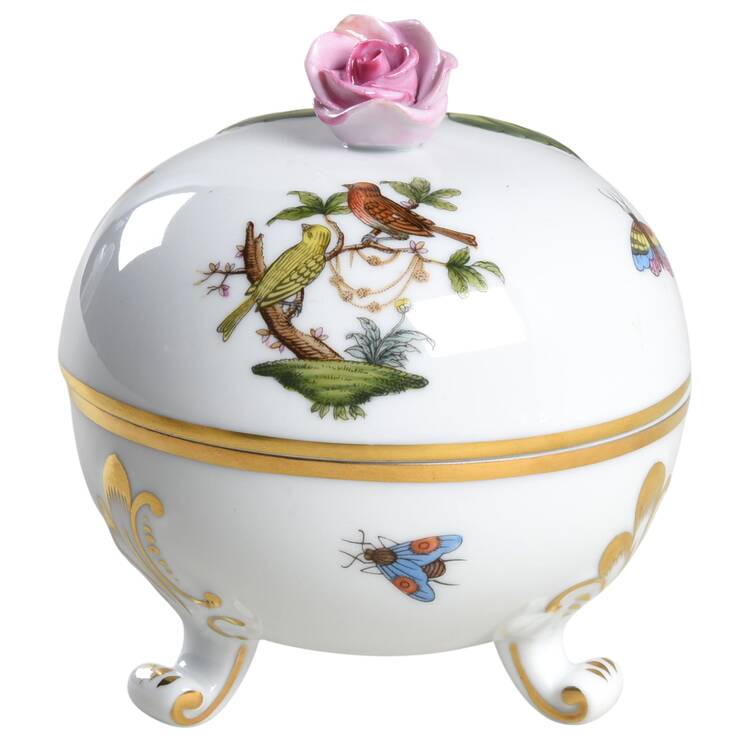 Rothschild Bird (RO) 3" Candy Box & Lid