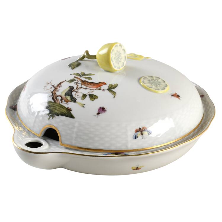 Rothschild Bird (RO) Hot Water Plate & Cover