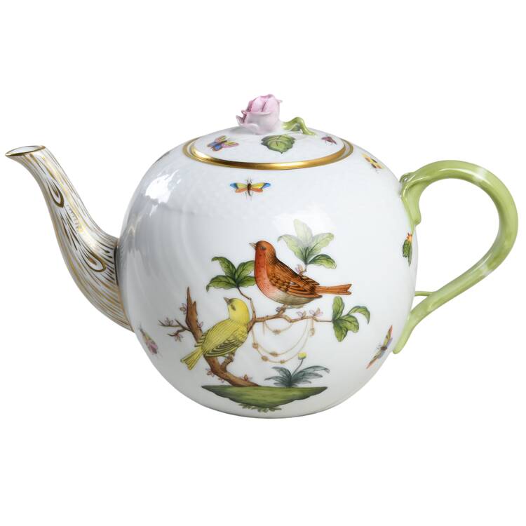 Rothschild Bird (RO) Teapot & Lid