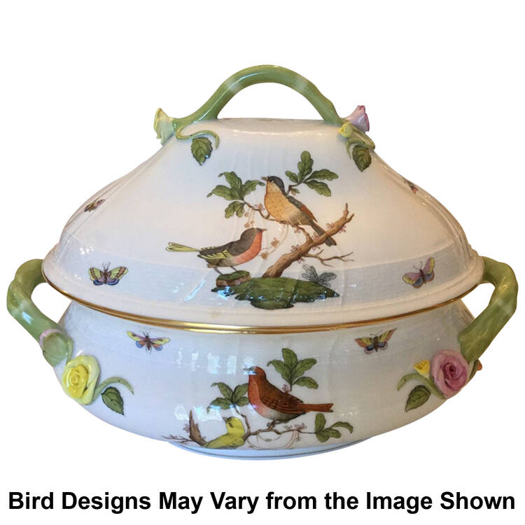 Rothschild Bird (RO) Oval Tureen & Lid