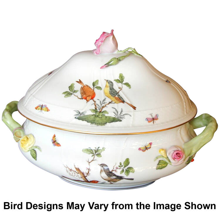 Rothschild Bird (RO) Oval Tureen & Lid