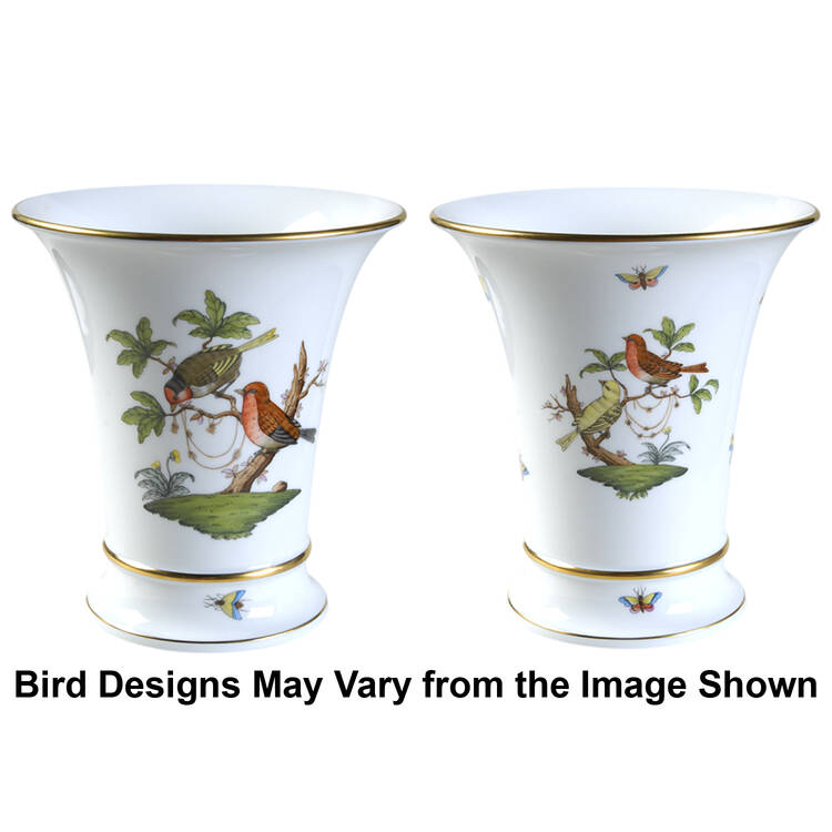 Rothschild Bird (RO) 6" Vase