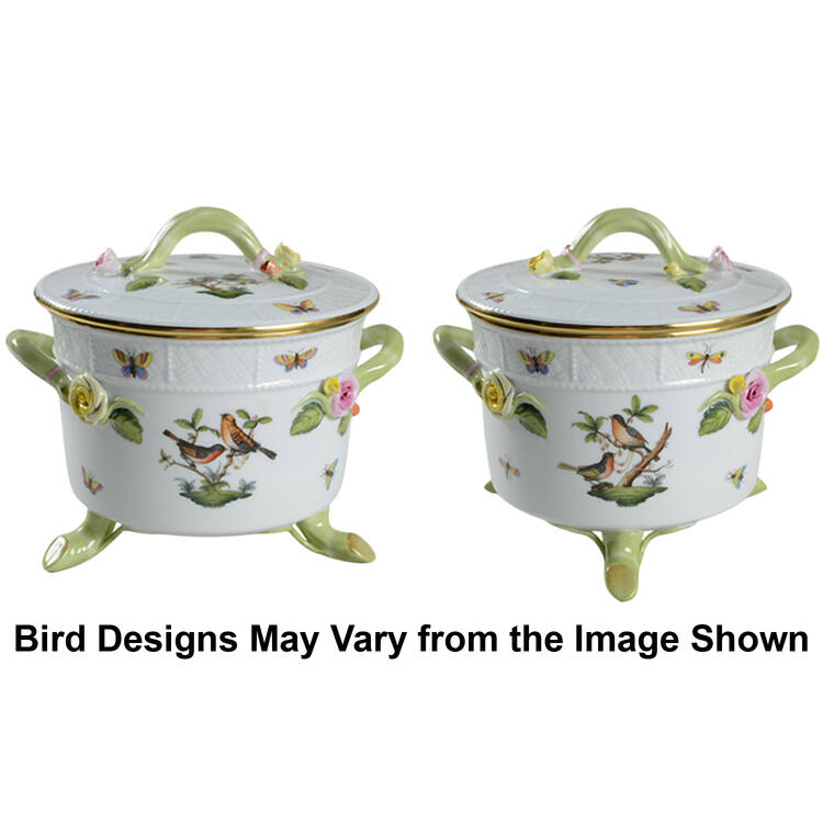 Rothschild Bird (RO) Biscuit Box & Lid