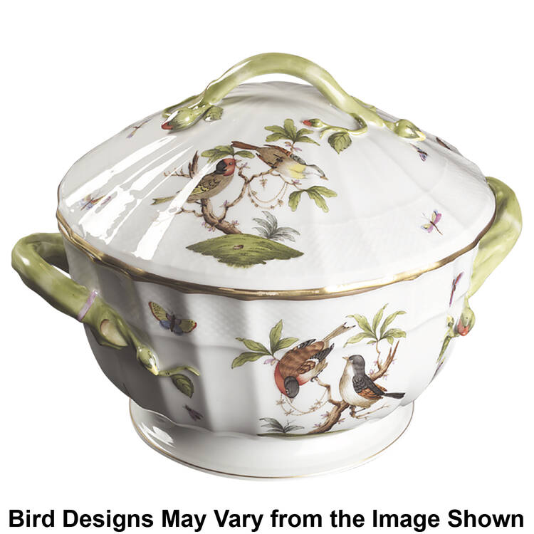 Rothschild Bird (RO) Tureen & Lid