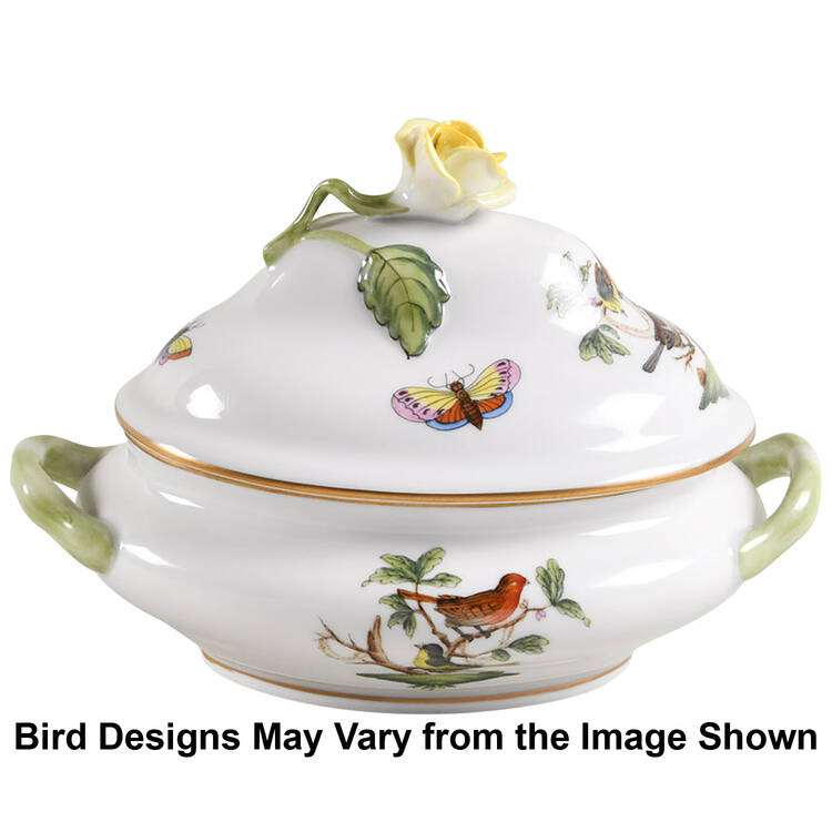 Rothschild Bird (RO) Mini Tureen & Lid by Herend