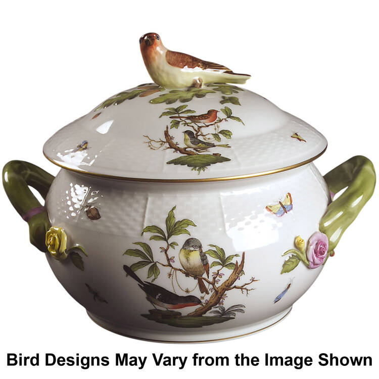 Rothschild Bird (RO) Round Covered Vegetable