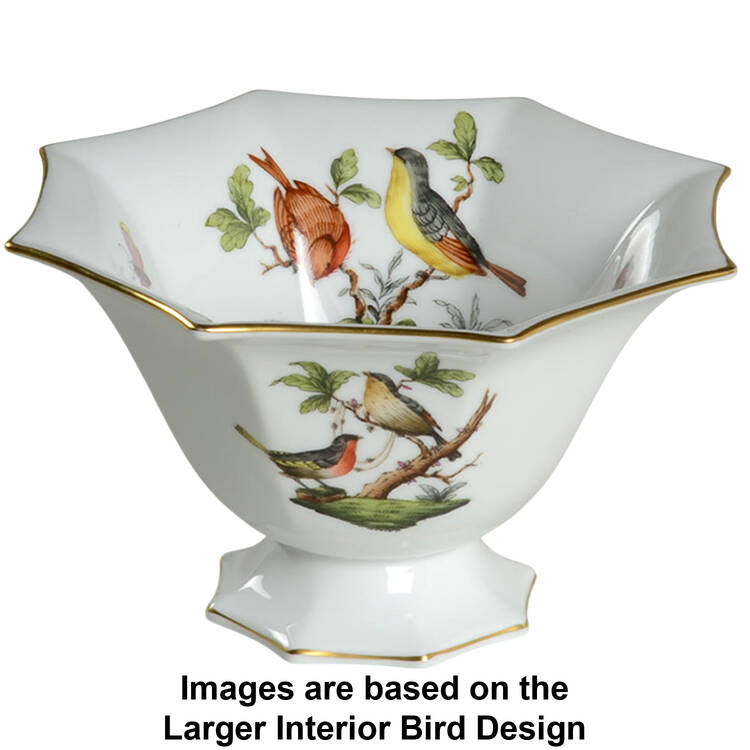 Rothschild Bird (RO) Small Octagonal Bowl