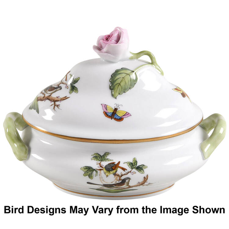 Rothschild Bird (RO) Mini Tureen & Lid by Herend
