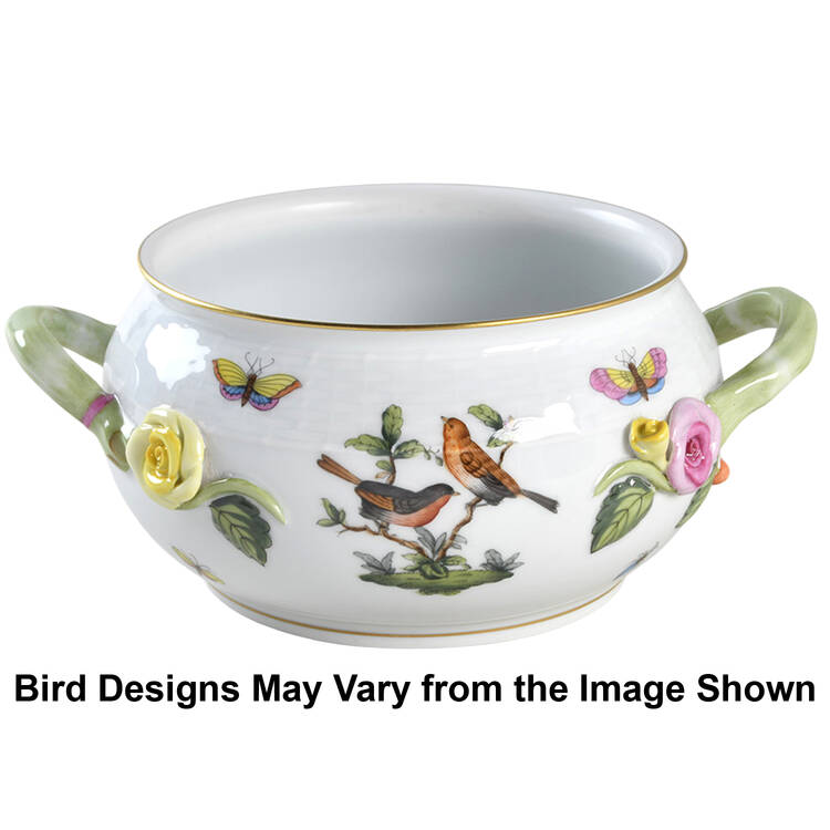 Rothschild Bird (RO) Bean Pot No Lid