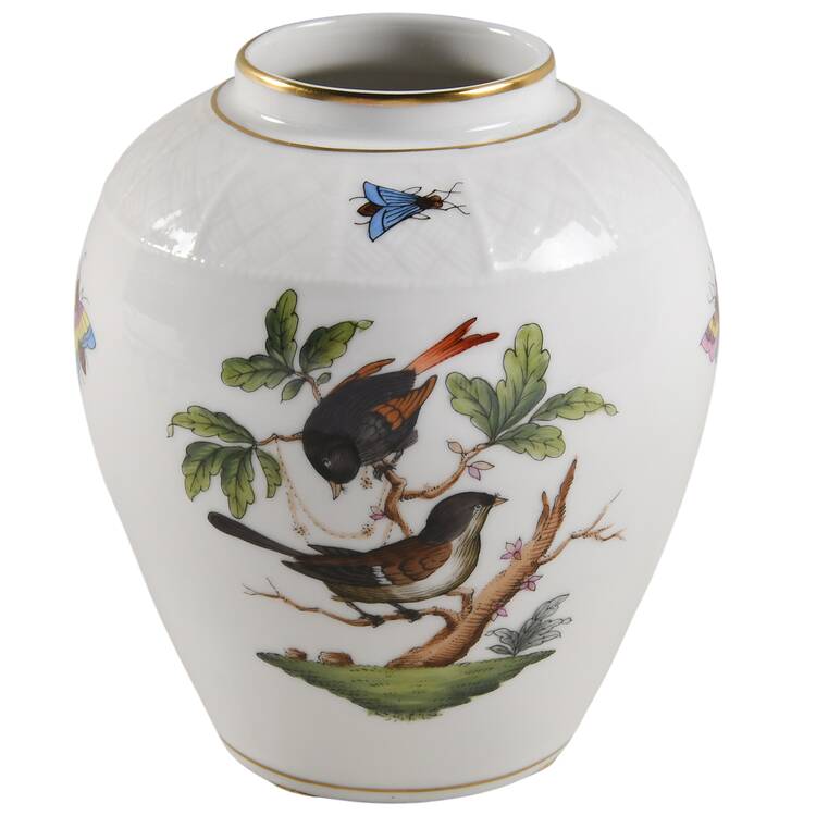 Rothschild Bird (RO) Tea Caddy No Lid