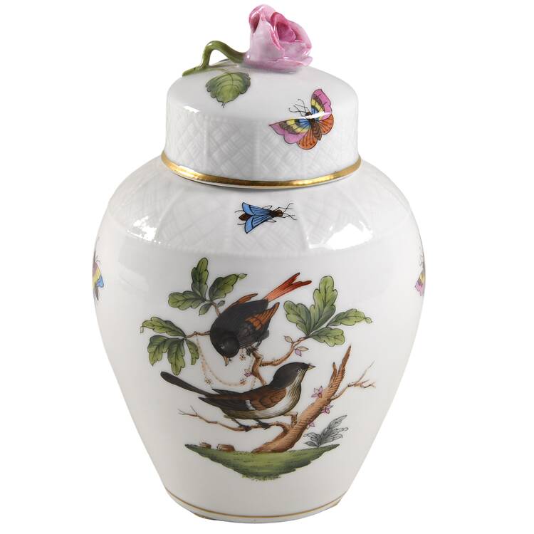 Rothschild Bird (RO) Tea Caddy & Lid