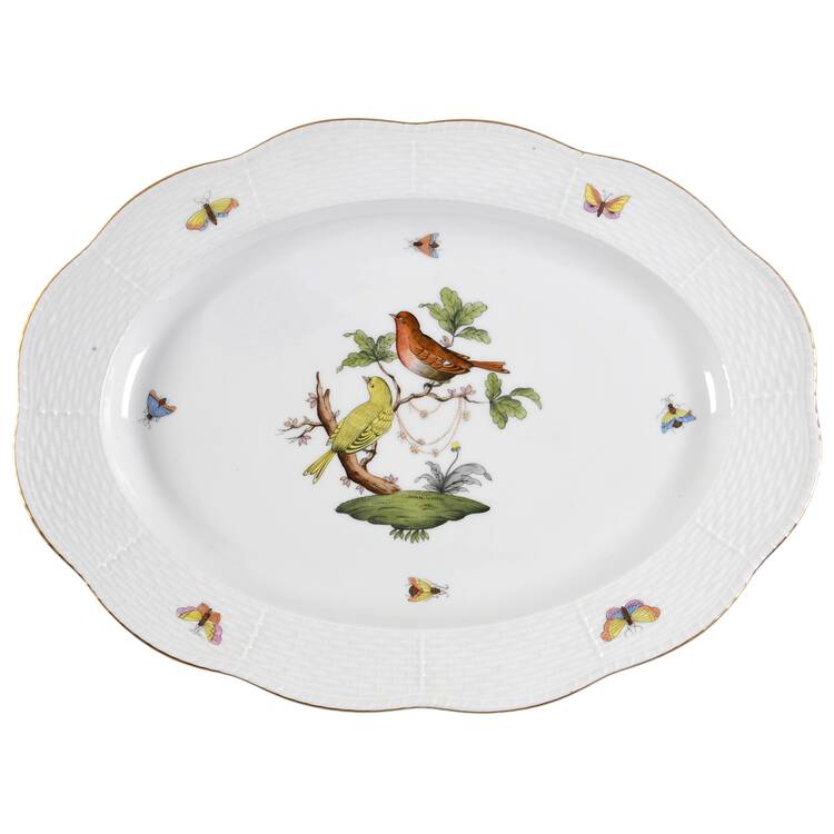 Rothschild Bird (RO) 13" Oval Serving Platter