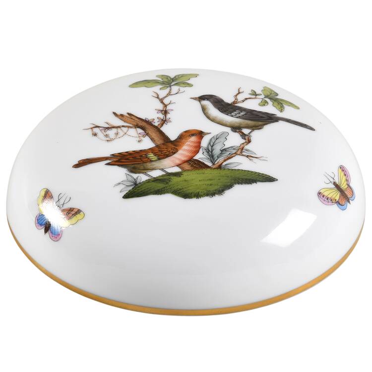 Rothschild Bird (RO) Lid for 4" Round Bon Bon