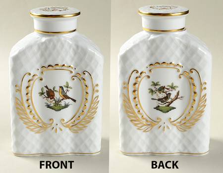 Rothschild Bird (RO) Tea Caddy & Lid