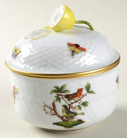 Rothschild Bird (RO) Mini Sugar Bowl & Lid