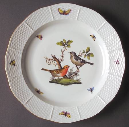 Rothschild Bird (RO) Dinner Plate