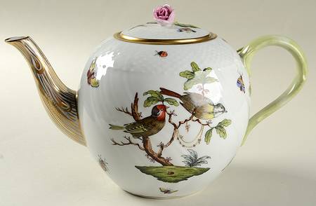 Rothschild Bird (RO) Teapot & Lid