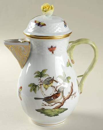 Rothschild Bird (RO) Mocha Pot & Lid