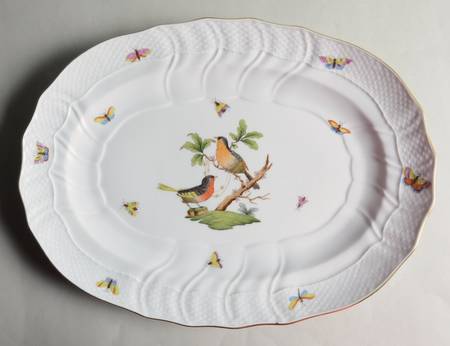Rothschild Bird (RO) 15" Oval Serving Platter