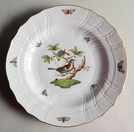 Rothschild Bird (RO) Dinner Plate by Herend