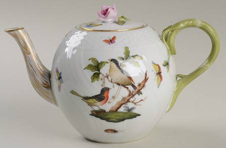 Rothschild Bird (RO) Small Teapot & Lid