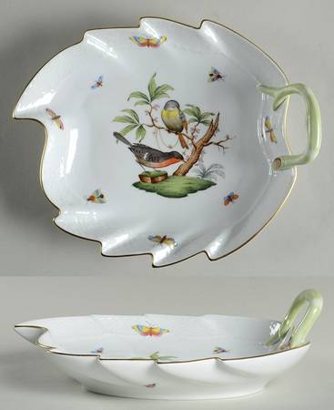 Rothschild Bird (RO) 9" Leaf Dish